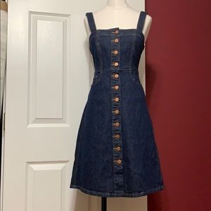 Madewell Denim Overall Dress